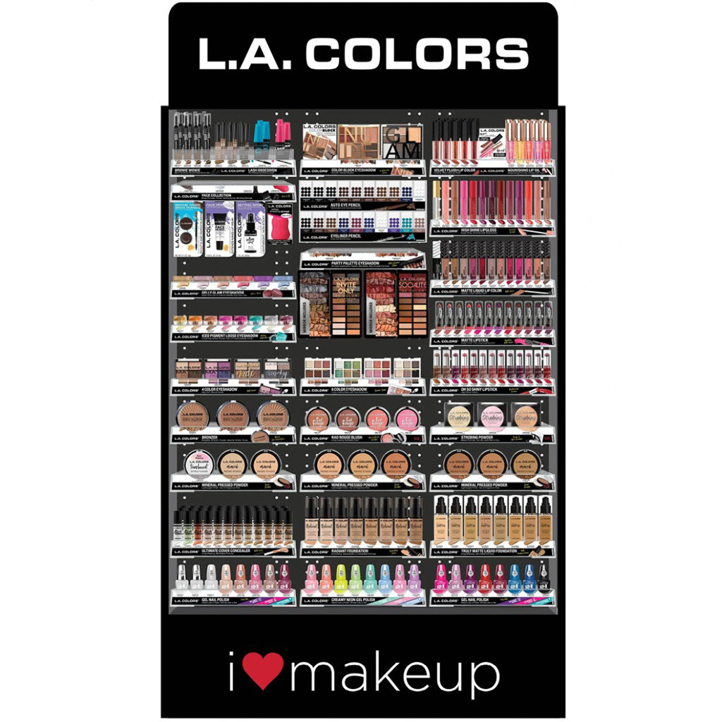 Exhibidor de Piso De Maquillaje - L.A. Colors| Cosméticos al por Mayor