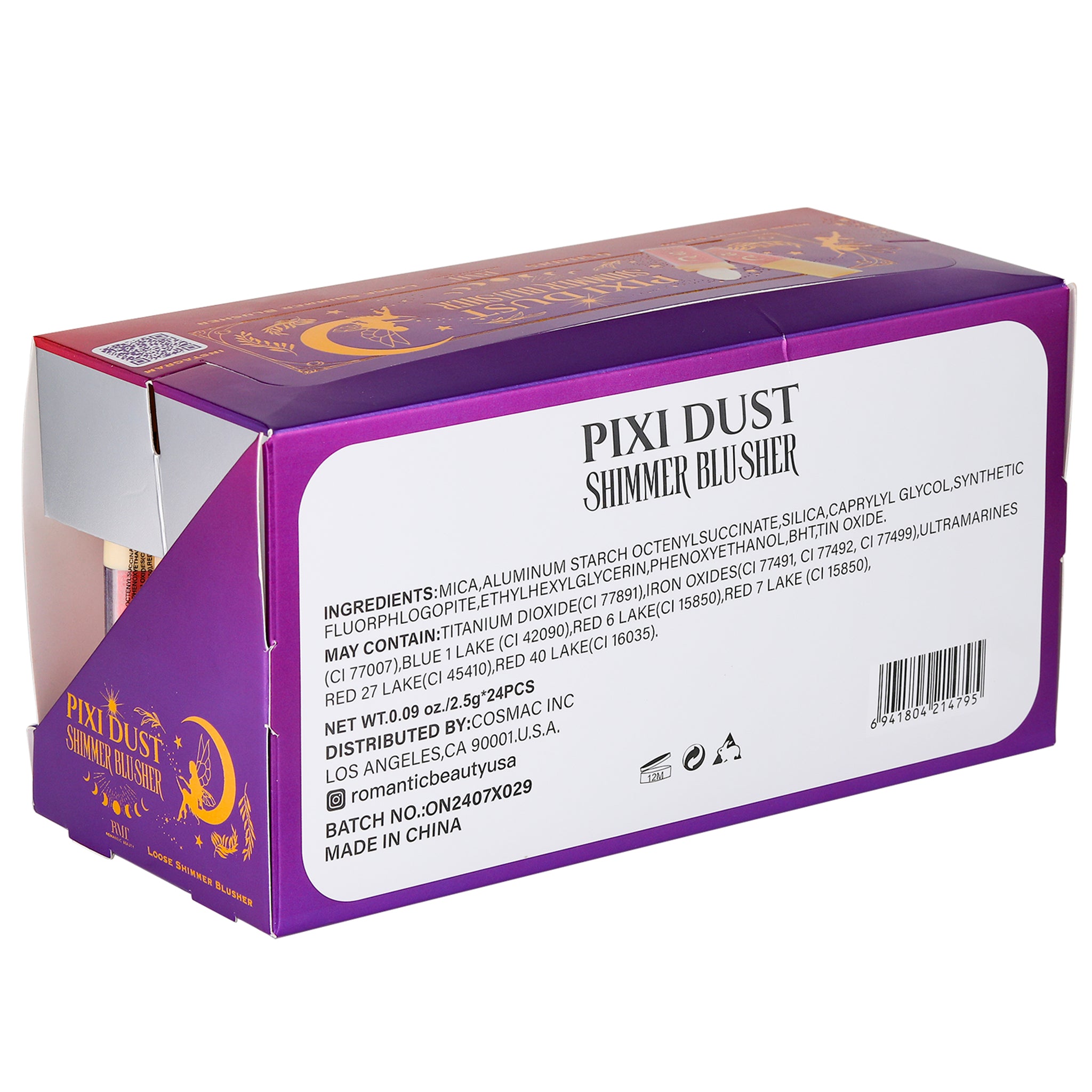 Rubor Brillante Pixi Dust - Romantic Beauty | Cosméticos al por Mayor