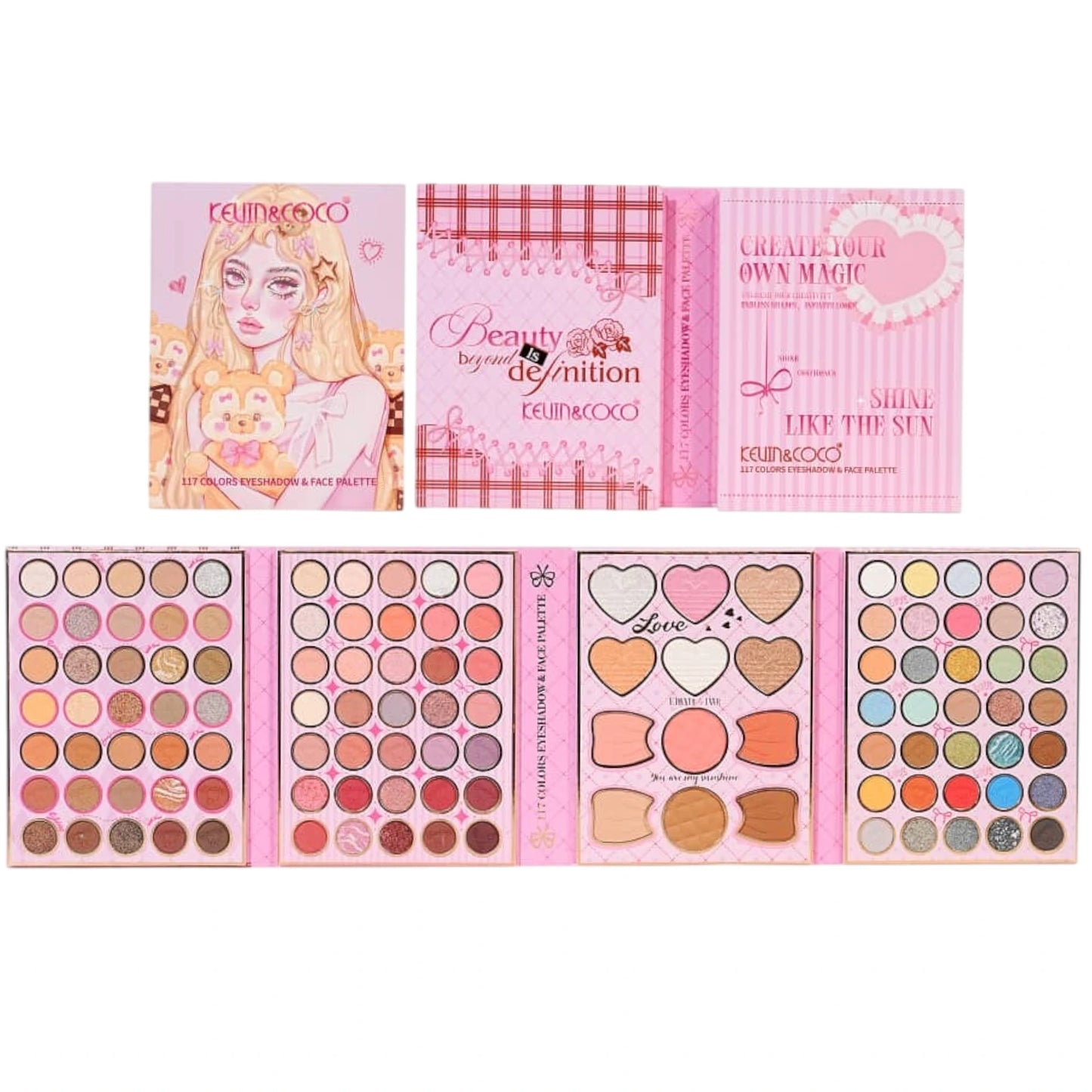 Paleta de Sombra de Ojos Teddy Bear Girl | Cosméticos al por Mayor
