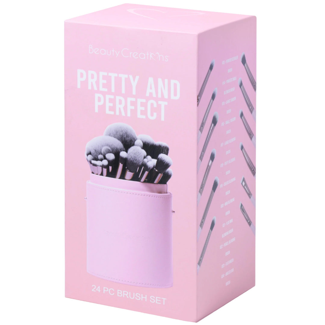 Brochas 24 Pzs Bonita y Perfecta - Beauty Creations | Cosméticos al por Mayor