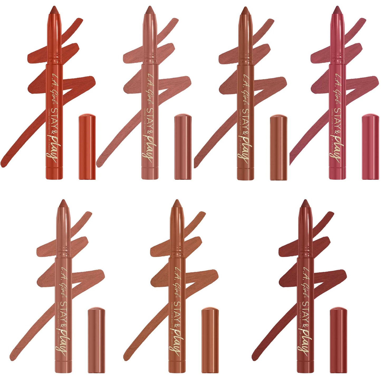 Lápiz de Labial Mate Stay & Play L.A. Girl | Cosméticos al por Mayor