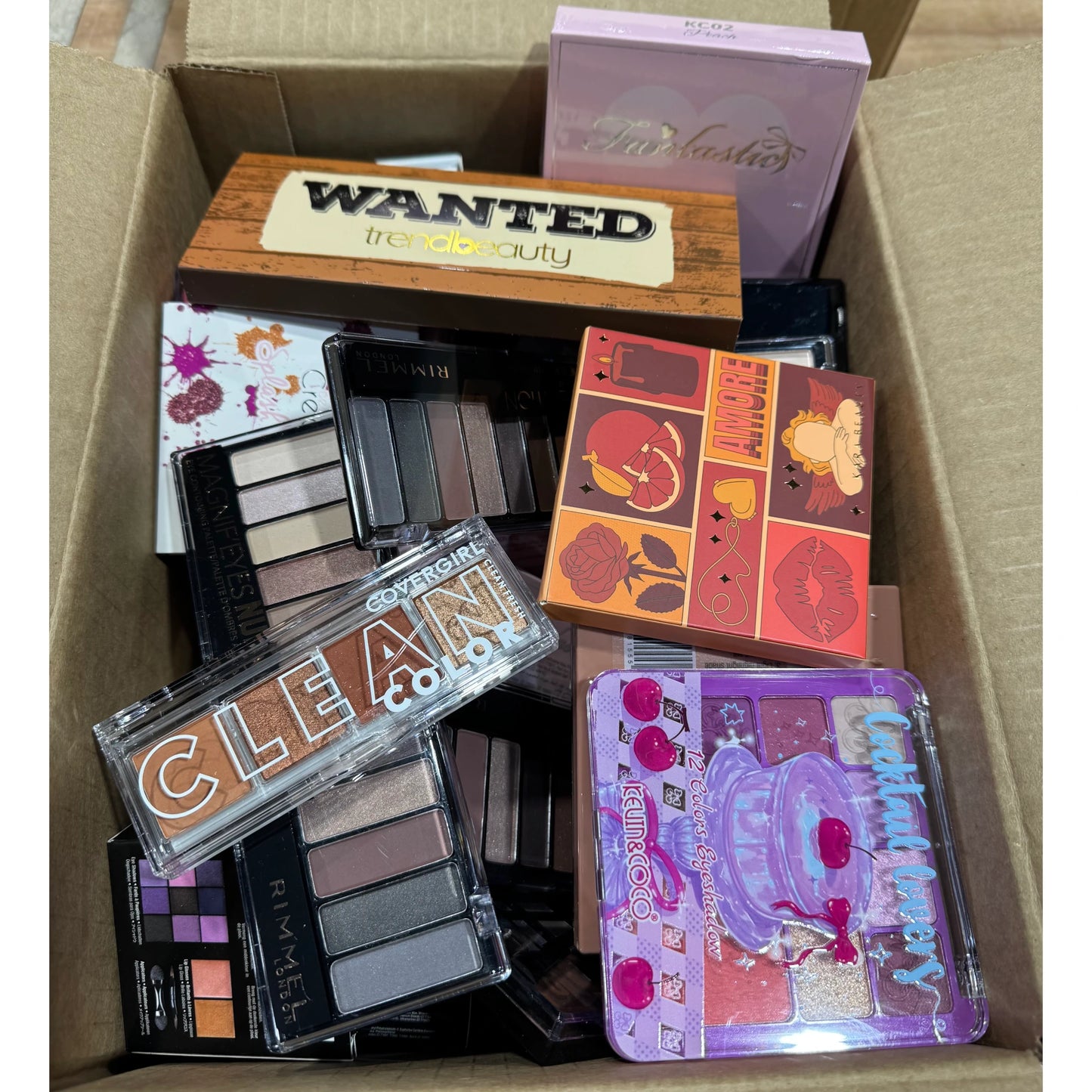 Caja Mixta de Sombras de Ojos | Cosméticos al por Mayor