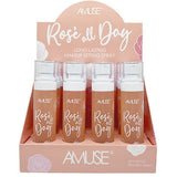 Spray Fijador Rosa All Day Amuse - Venta al por Mayor Display 12 Unidades (AM617)