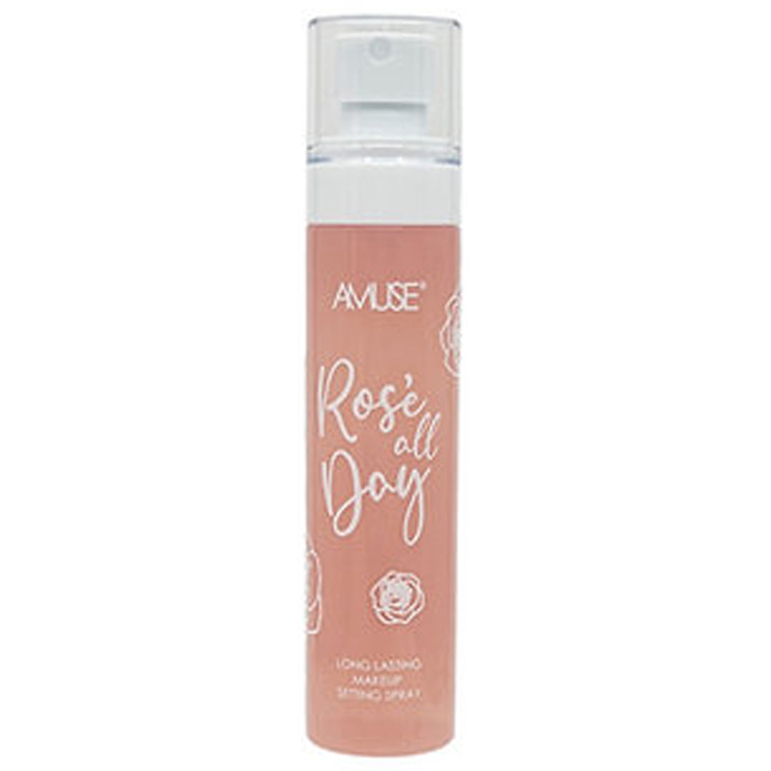 Spray Fijador Rosa All Day Amuse - Venta al por Mayor Display 12 Unidades (AM617)