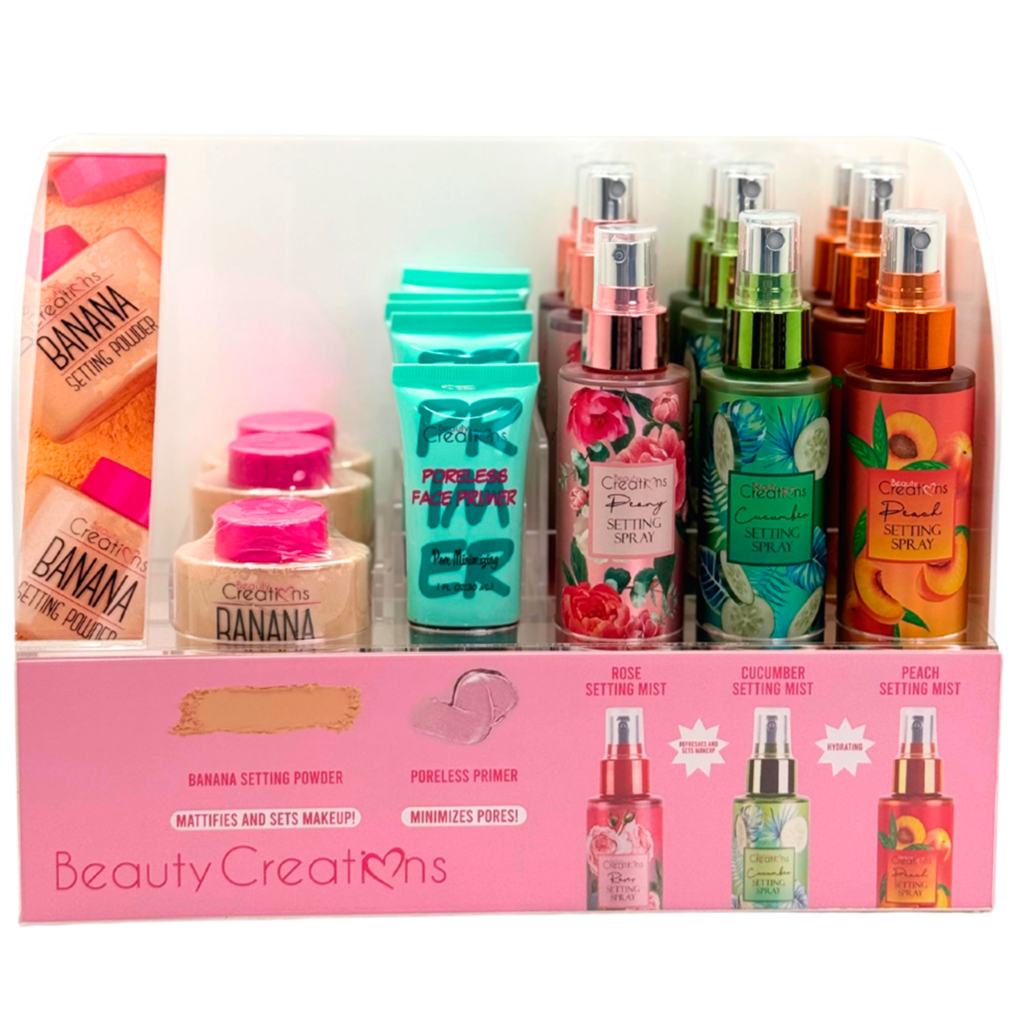 Polvos Banana Primer Fijador Beauty Creations | Cosméticos al por Mayor