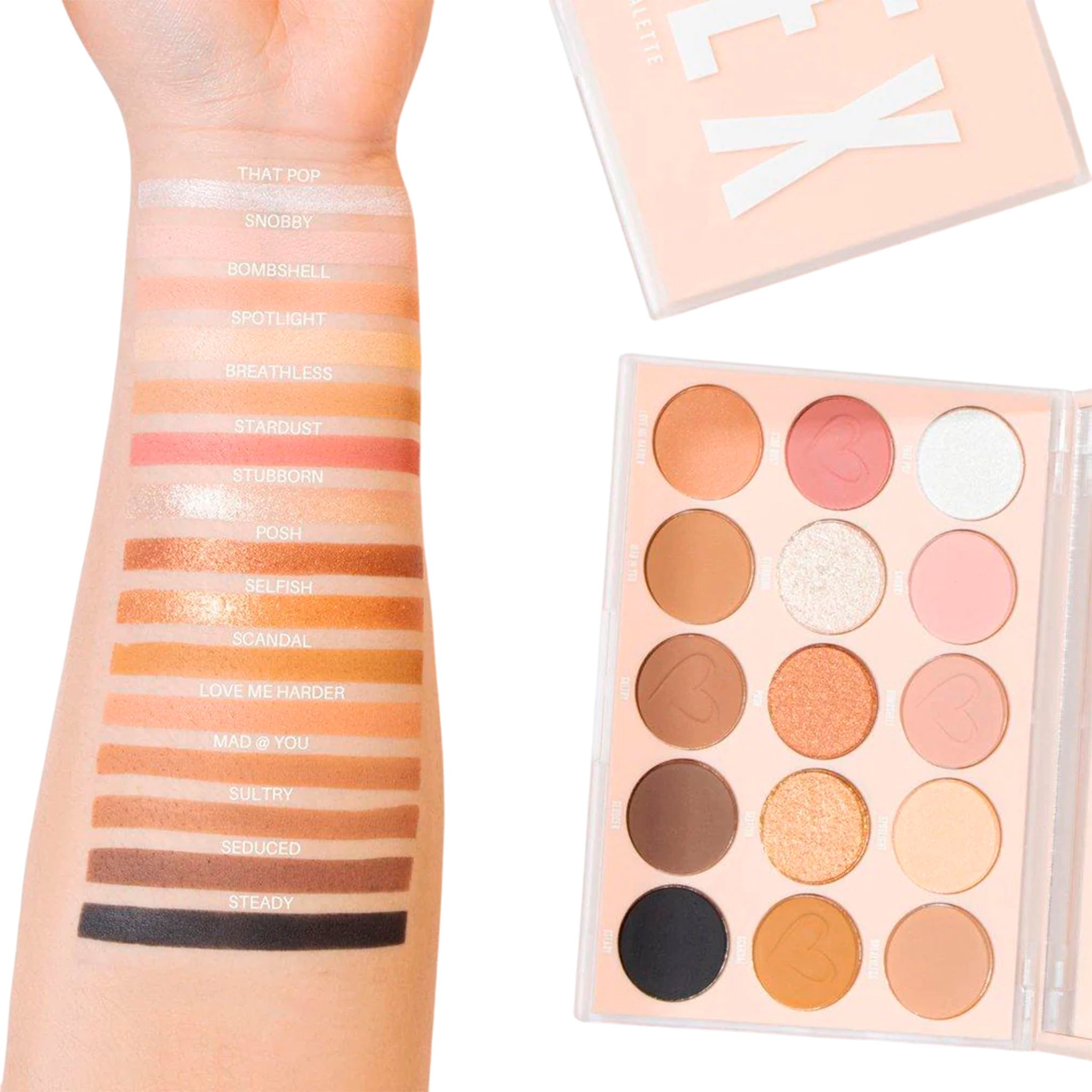 Paleta de Sombras Tease Me Beauty Creations | Cosméticos al por Mayor