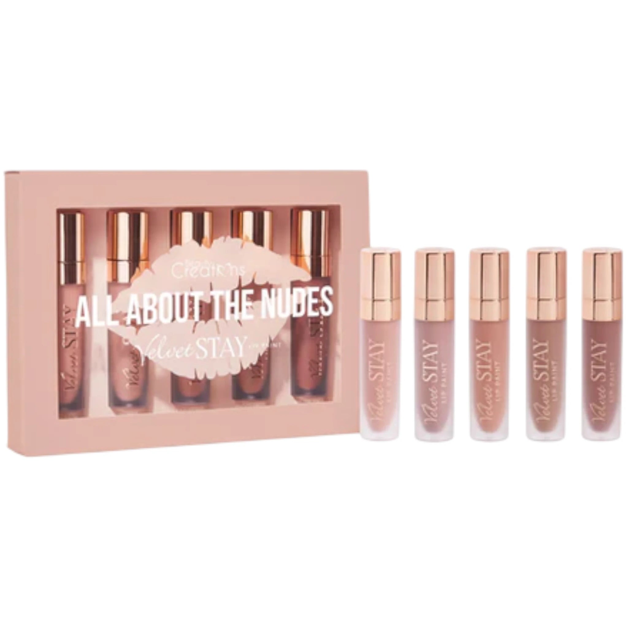 Sets Lápiz Labial Velvet Stay Beauty Creations | Cosméticos al por Mayor