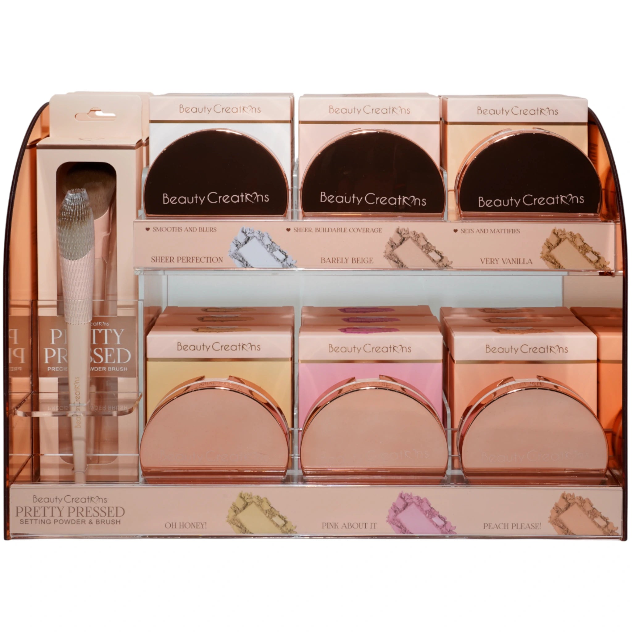 Polvos Compactos Pretty Beauty Creations | Cosméticos al por Mayor