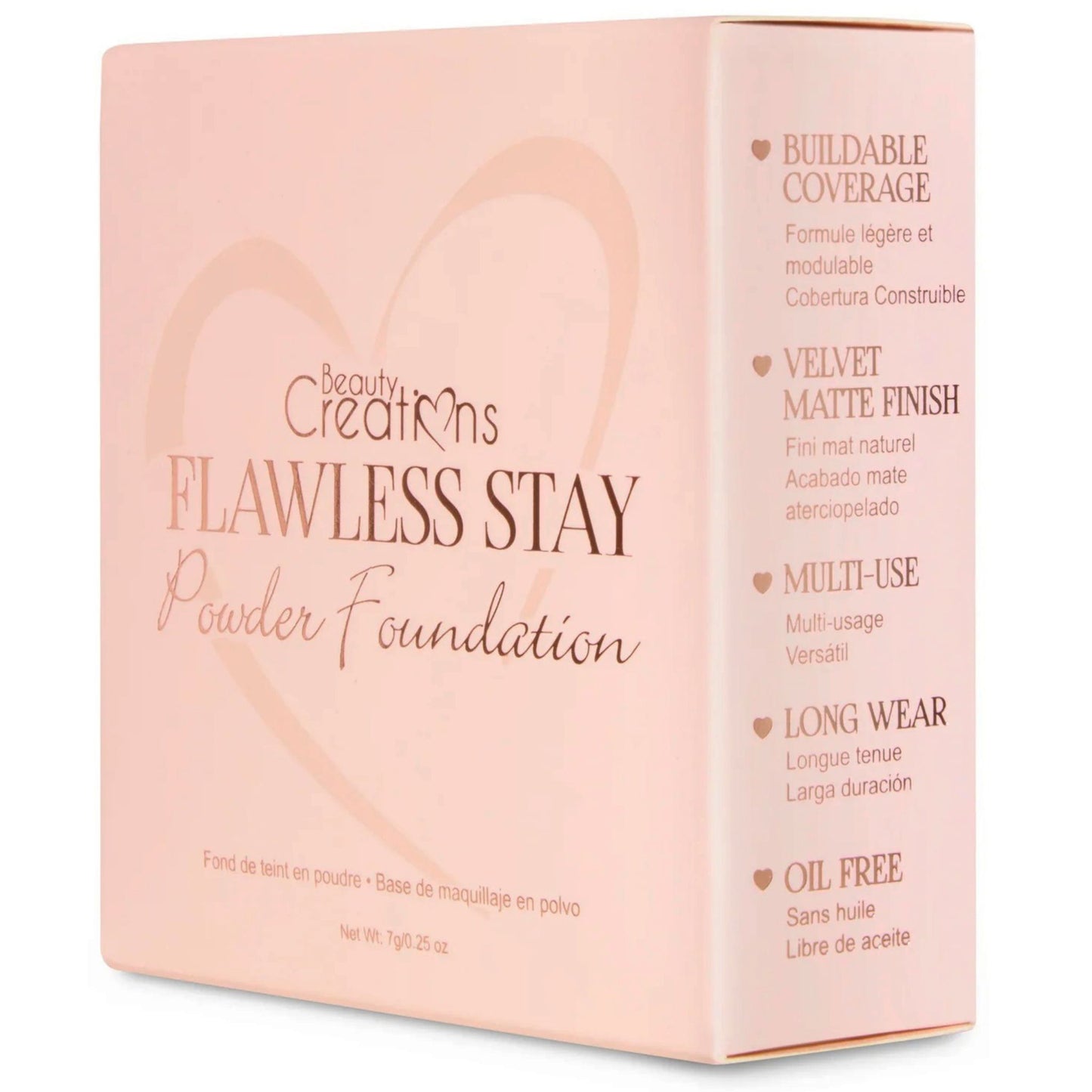 Base en Polvo Flawless Stay FSP8.5 Beauty Creations
