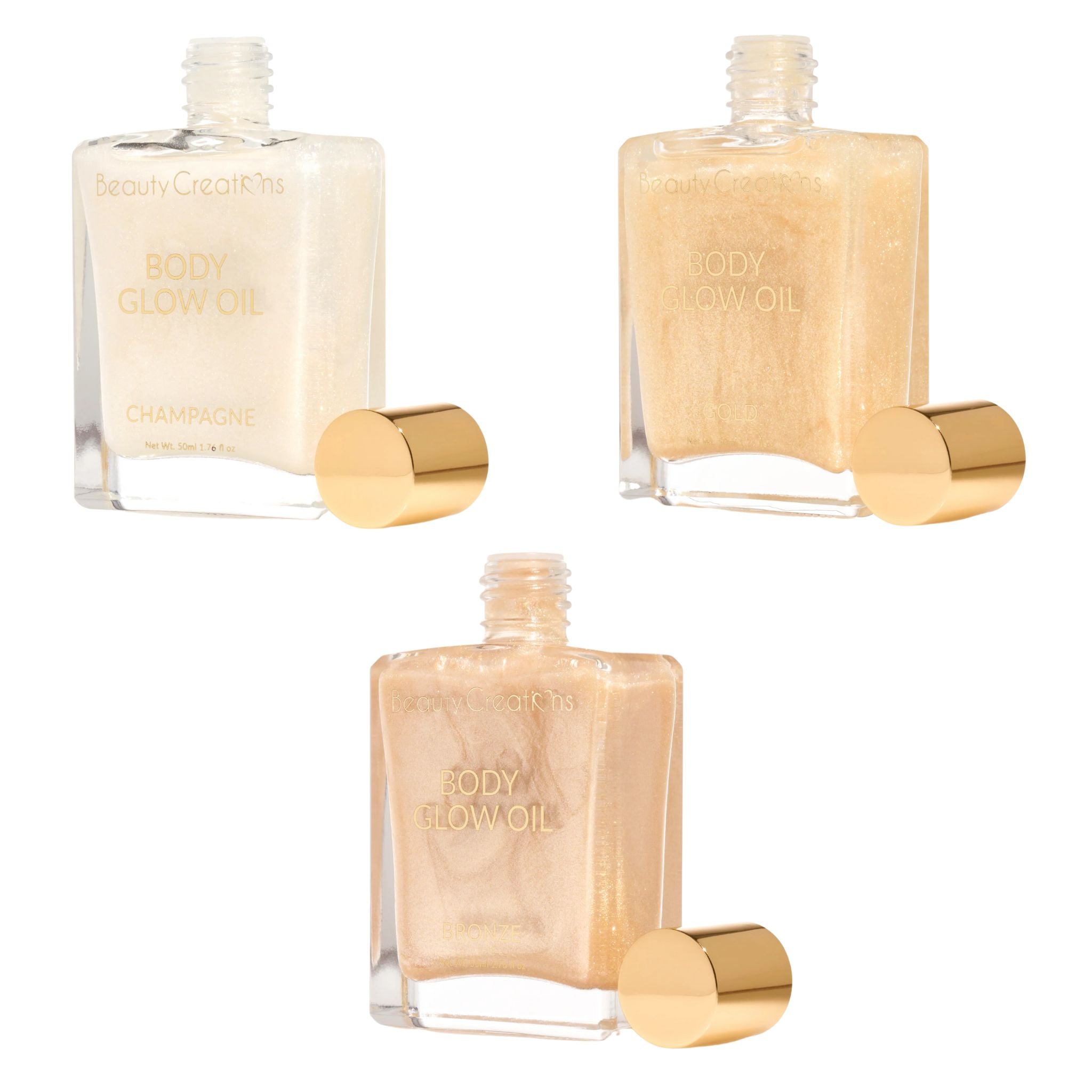 Aceite de Brillo Corporal - Beauty Creations | Cosméticos al por Mayor