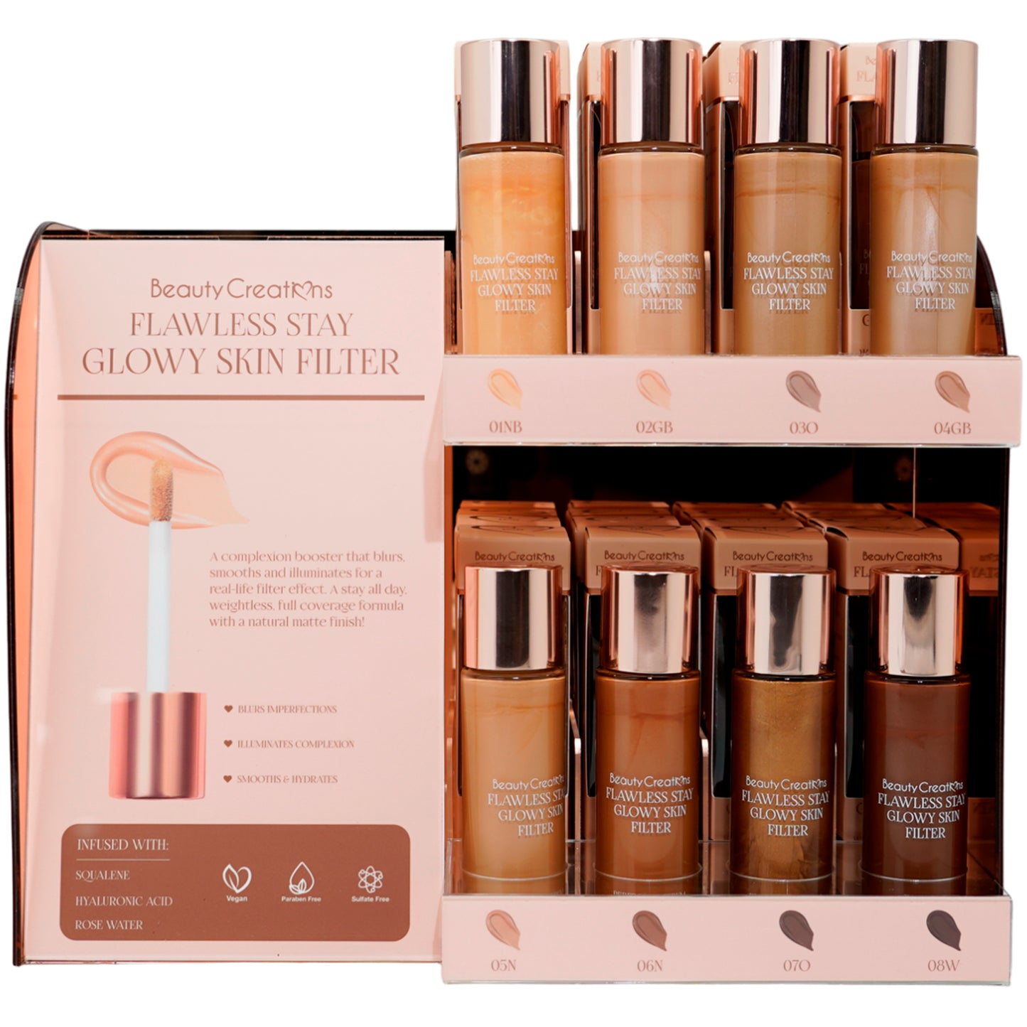 Flawless Stay Glowy Skin Filter | Cosméticos al por Mayor