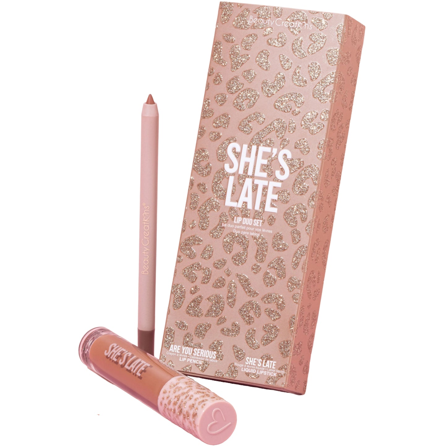 Sets Dúo Labial She'S Late | Cosméticos al por Mayor