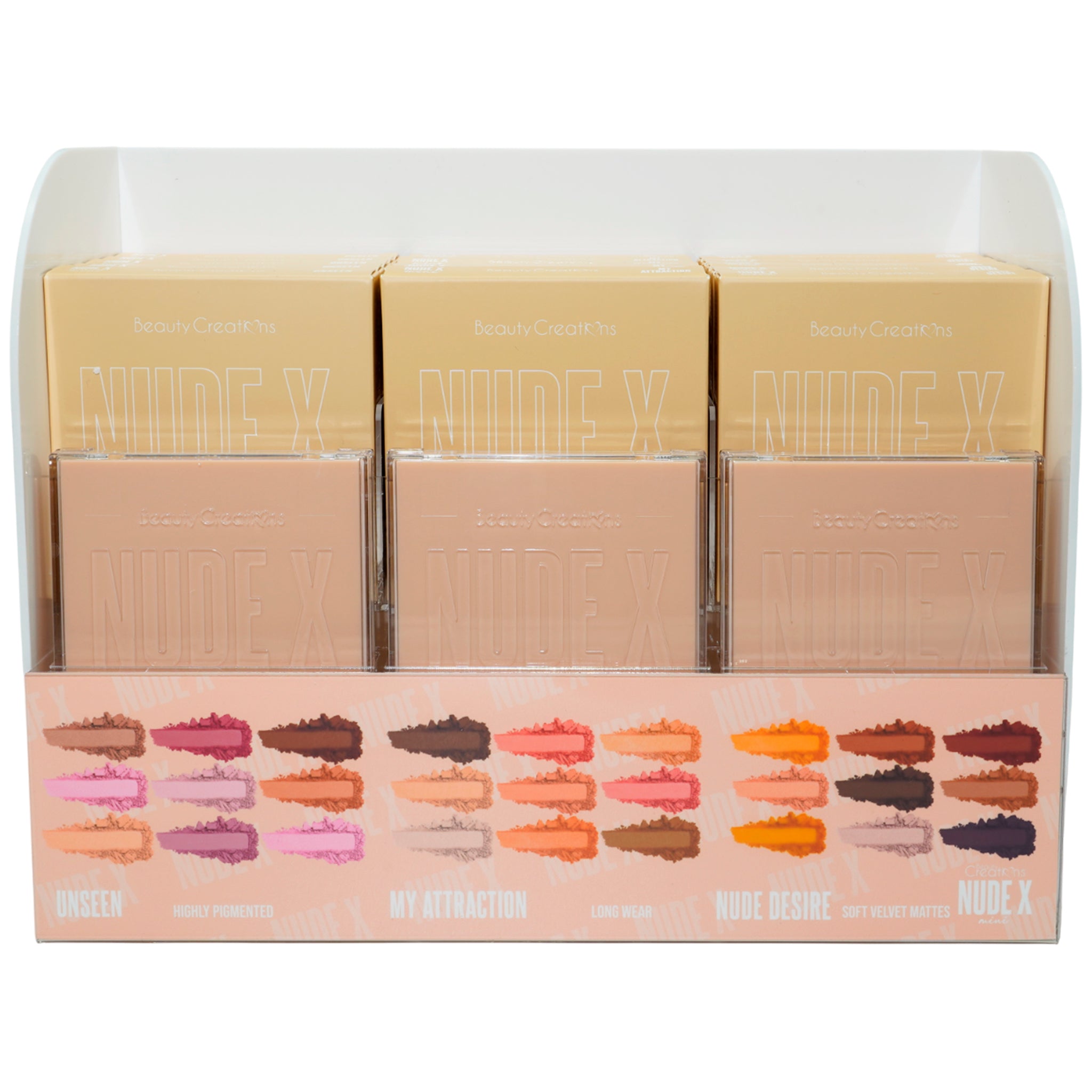 Paleta de Sombras Nude X Mini Beauty Creations | Cosméticos al por Mayor