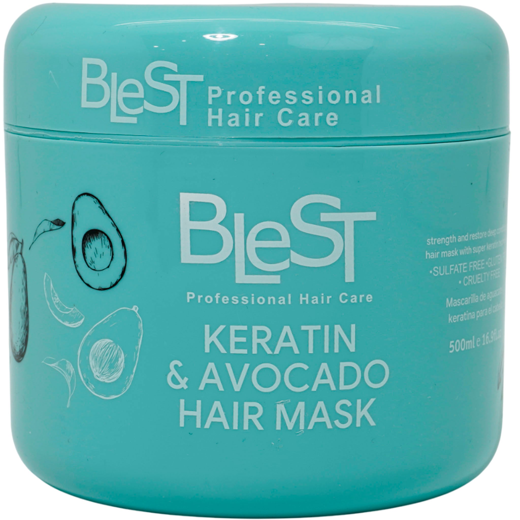 Mascarilla Capilar Keratina y Aguacate Blest | Cosméticos al por Mayor