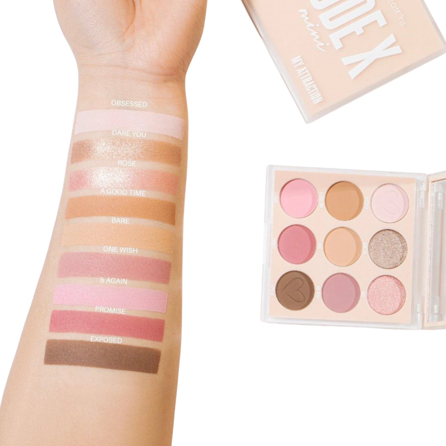 Paleta de Sombras Mini Nude X | Cosméticos al por Mayor