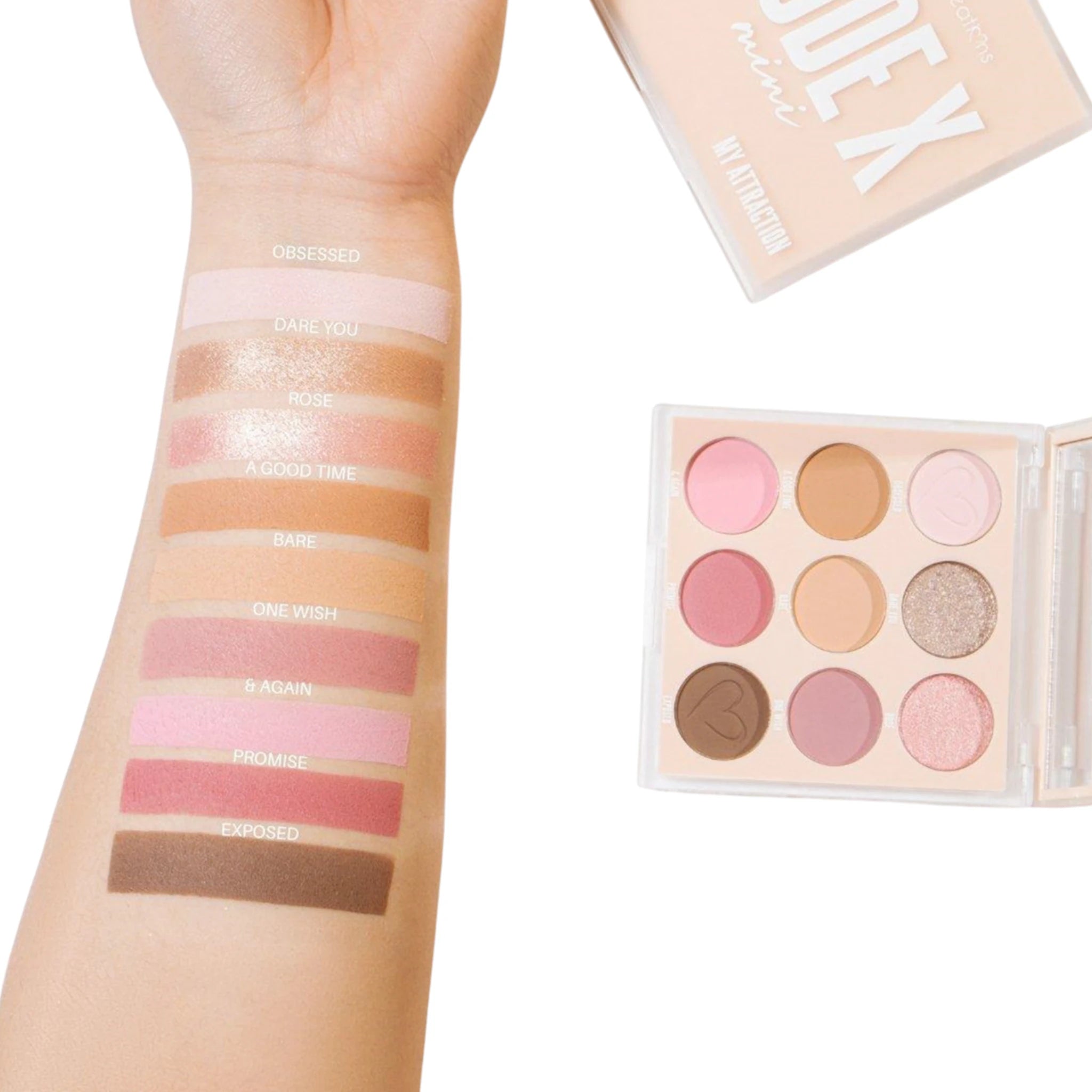 Paleta de Sombras Mini Nude X | Cosméticos al por Mayor