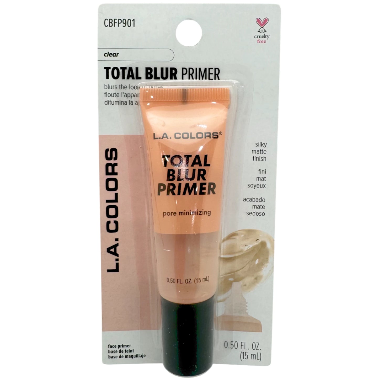 Prebase Total Blur Primer Clear L.A. Colors | Cosméticos al por Mayor