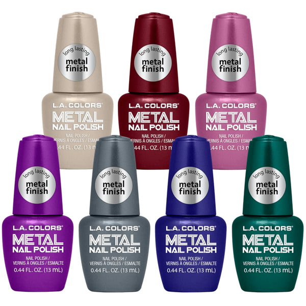 Esmalte de Uñas Metal Oscuro - L.A. Colors | Cosméticos al por Mayor