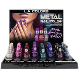 Esmalte de Uñas Metal Oscuro - L.A. Colors | Cosméticos al por Mayor