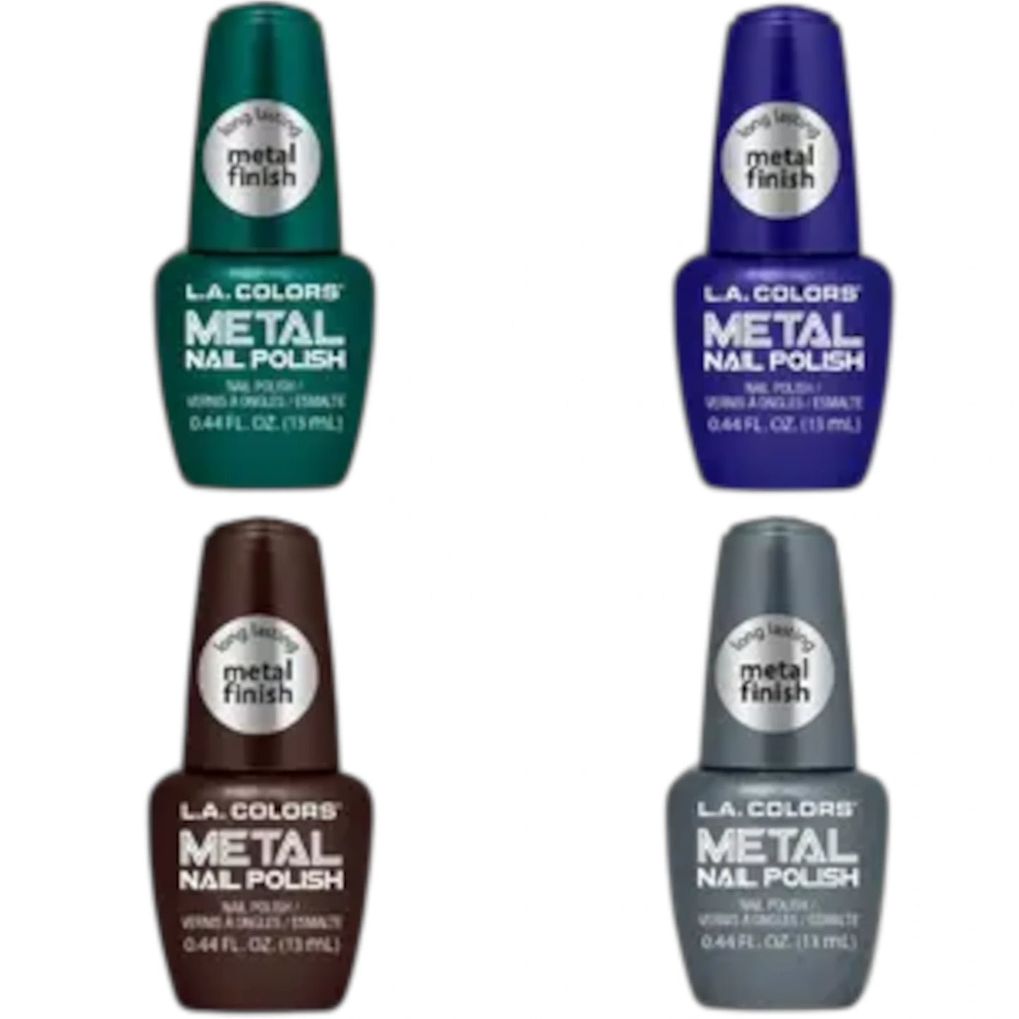 Esmalte de Uñas Metal Oscuro - L.A. Colors | Cosméticos al por Mayor