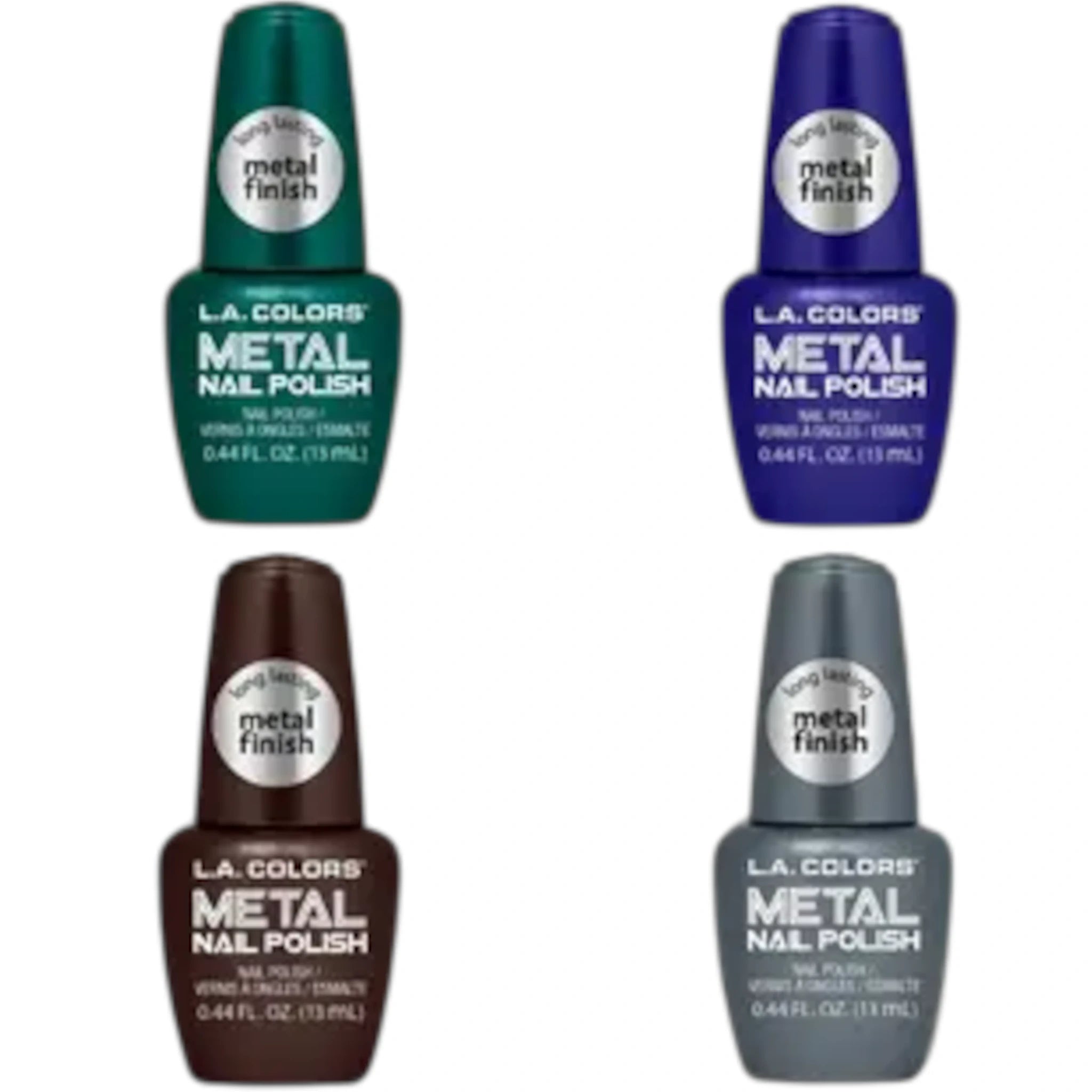 Esmalte de Uñas Metal Oscuro - L.A. Colors | Cosméticos al por Mayor