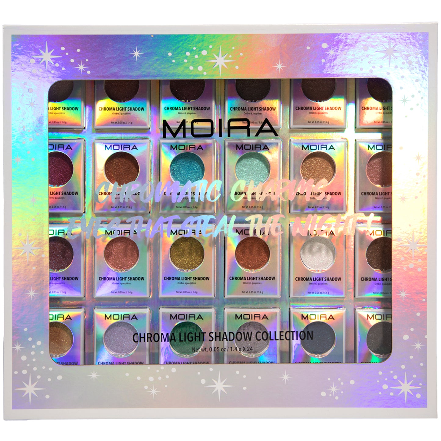 Colección De Sombras Chroma Lights Moira Beauty | Cosméticos al por Mayor