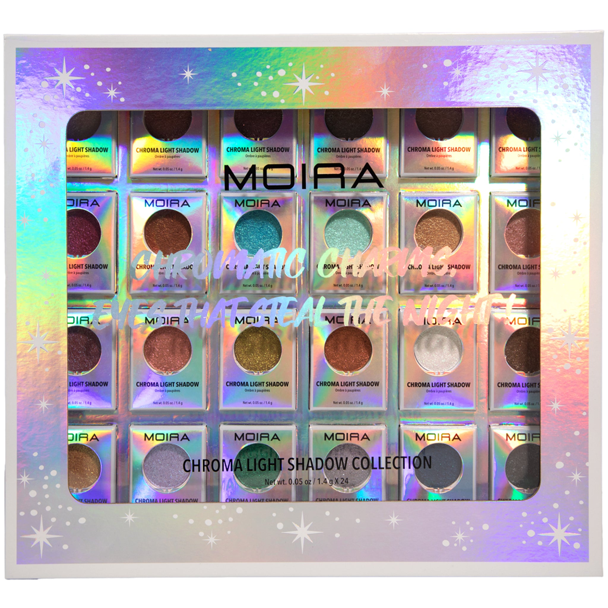 Colección De Sombras Chroma Lights Moira Beauty | Cosméticos al por Mayor