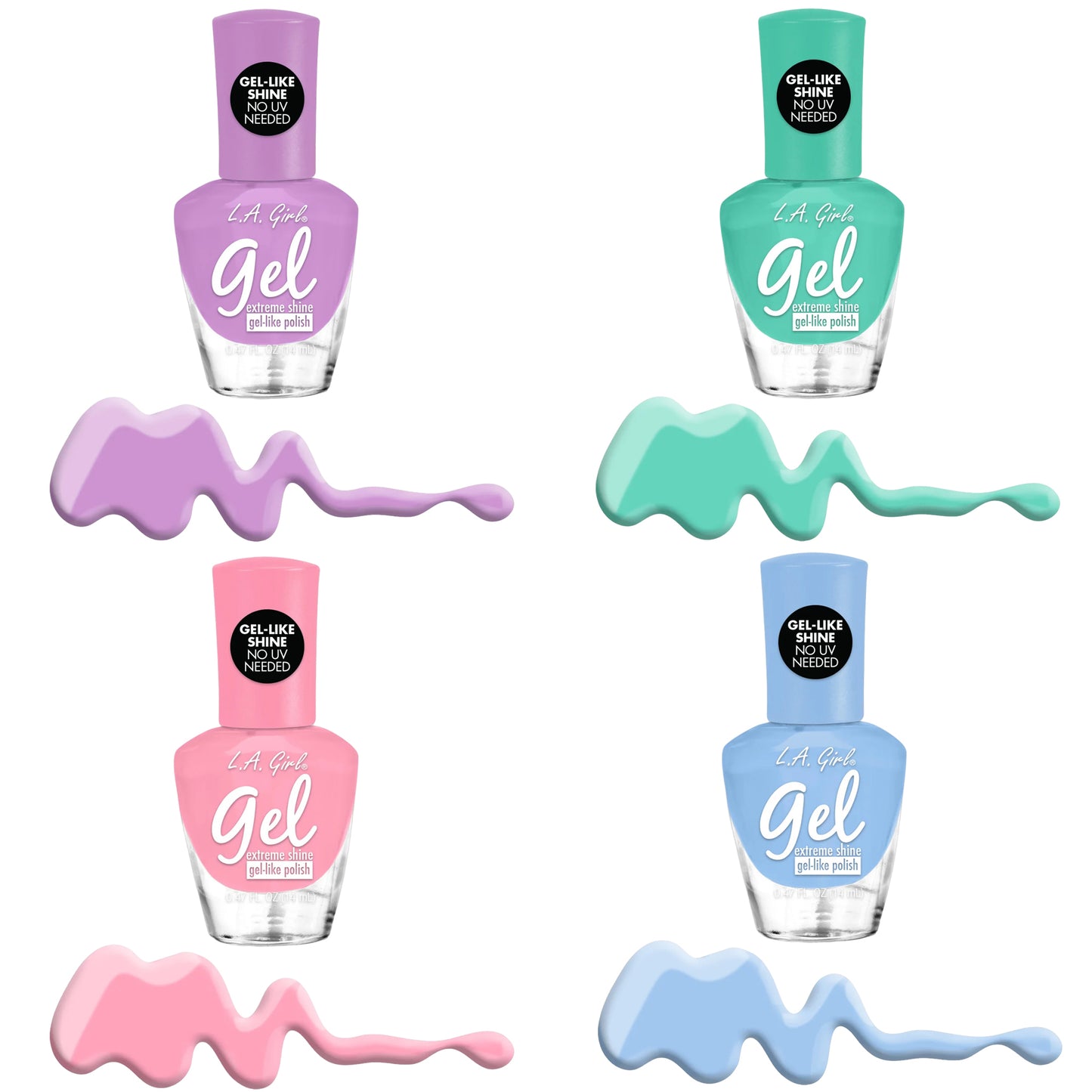 Brillo Gel Extreme Pastels - L.A. Girl | Cosméticos al por Mayor