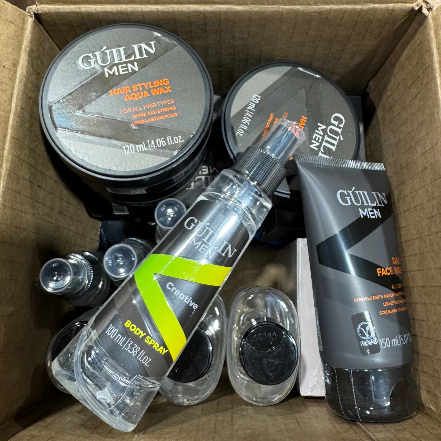 Esenciales para Hombre - Guilin | Cosméticos al por Mayor