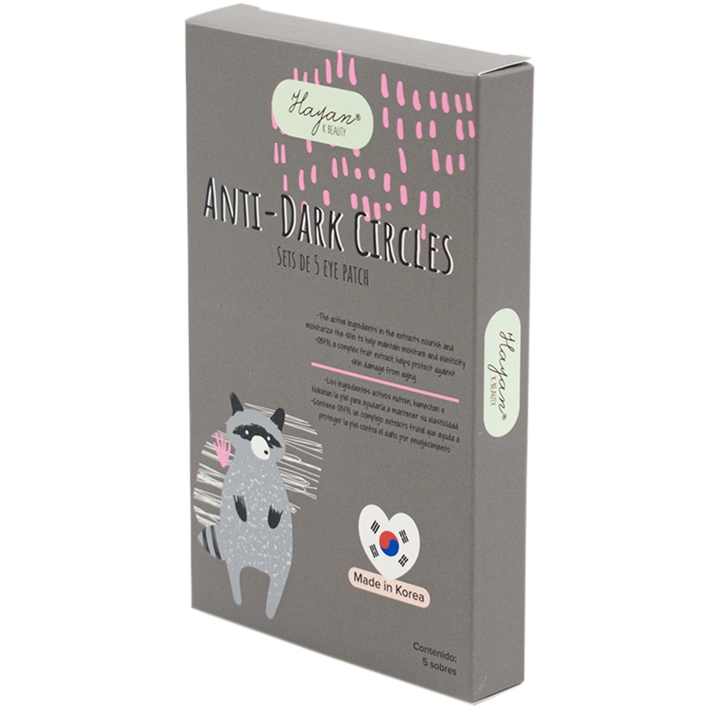 Parche Ocular Anti Ojeras - Hayan Cosmetics | Cosméticos al por Mayor