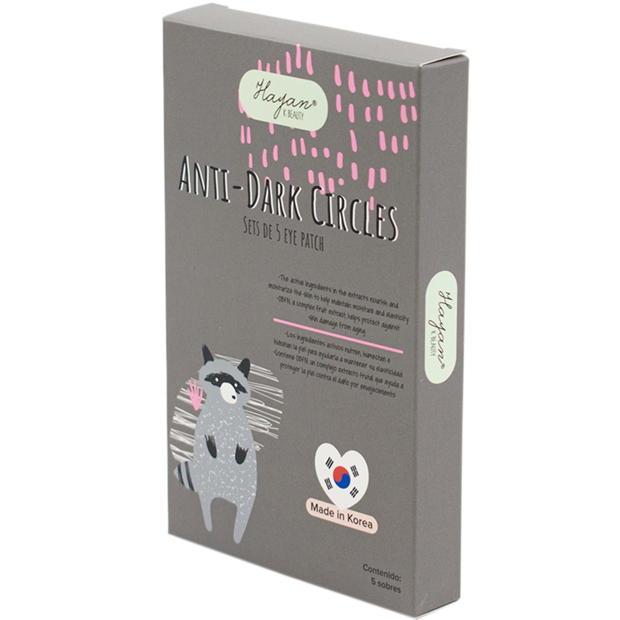 Parche Ocular Anti Ojeras - Hayan Cosmetics | Cosméticos al por Mayor