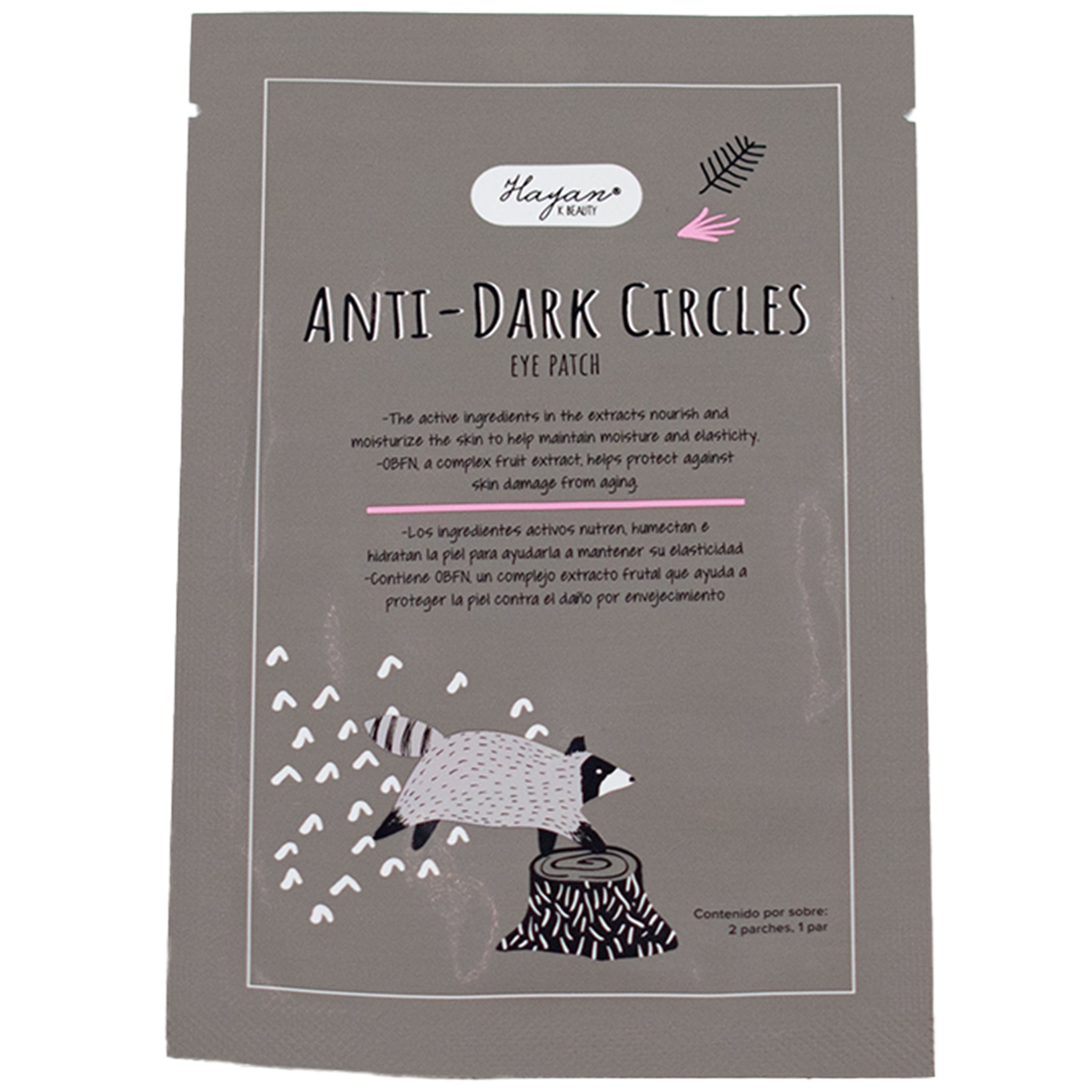 Parche Ocular Anti Ojeras - Hayan Cosmetics | Cosméticos al por Mayor