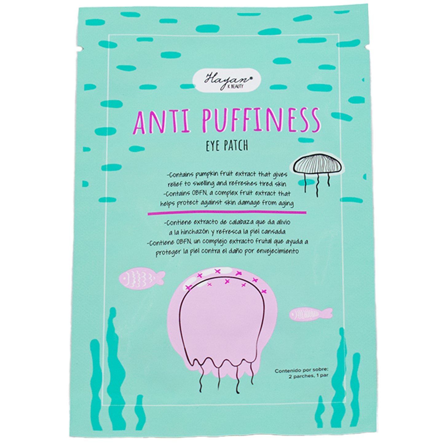 Parche Reductor de Bolsas Hayan Cosmetics | Cosméticos al por Mayor