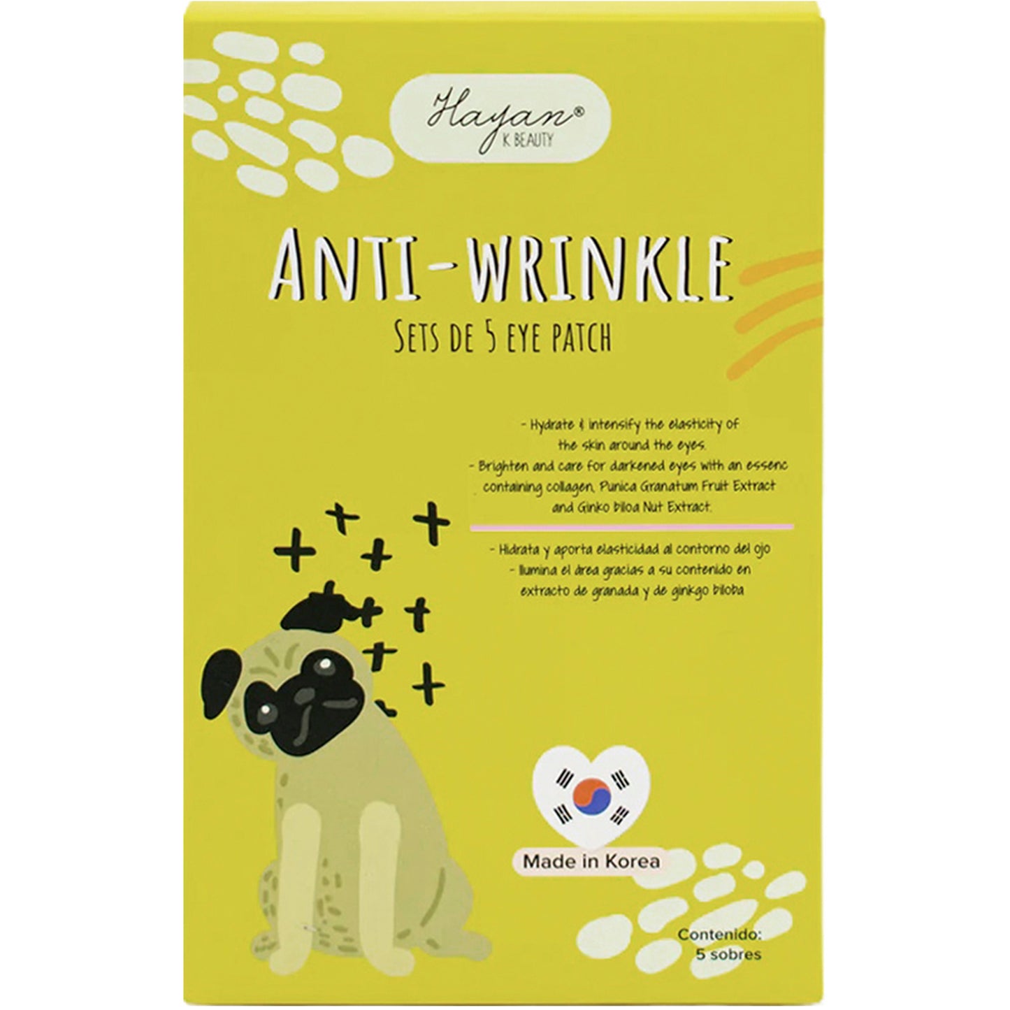 Parche Ocular Antiarrugas - Hayan Cosmetics | Cosméticos al por Mayor