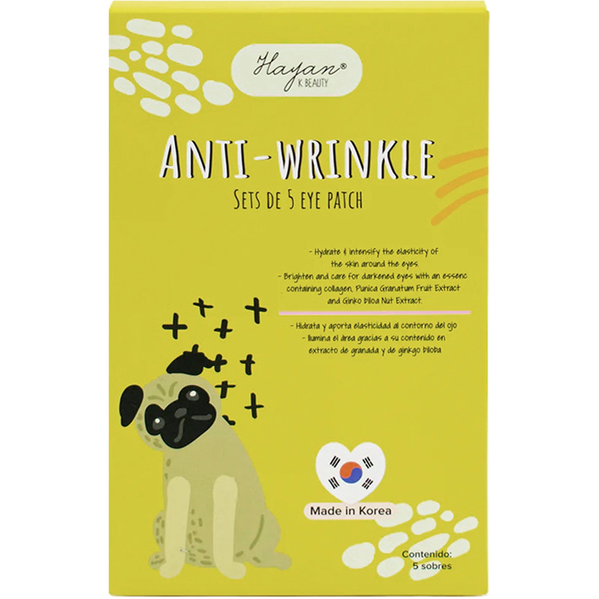 Parche Ocular Antiarrugas - Hayan Cosmetics | Cosméticos al por Mayor