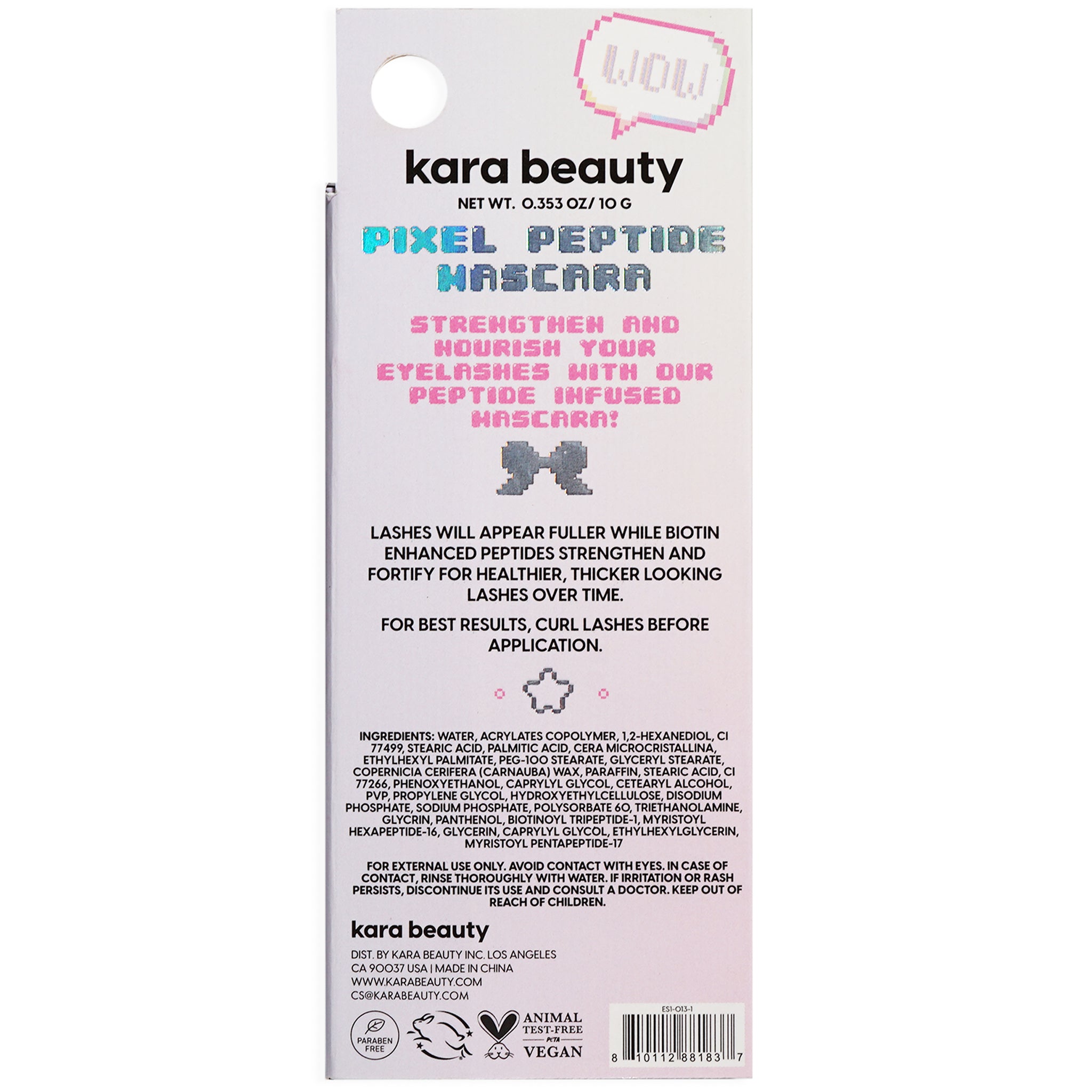 Máscara Pixel Peptide Kara Beauty | Cosméticos al por Mayor