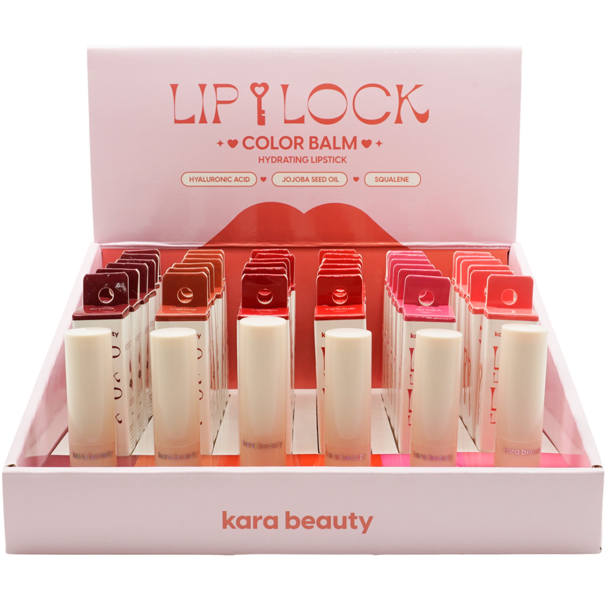 Bálsamo Labial Color Lock Kara Beauty | Cosméticos al por Mayor