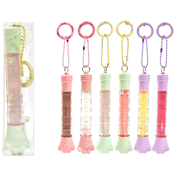 Aceite Labial Paw Keychain Kevin & Coco | Cosméticos al por Mayor