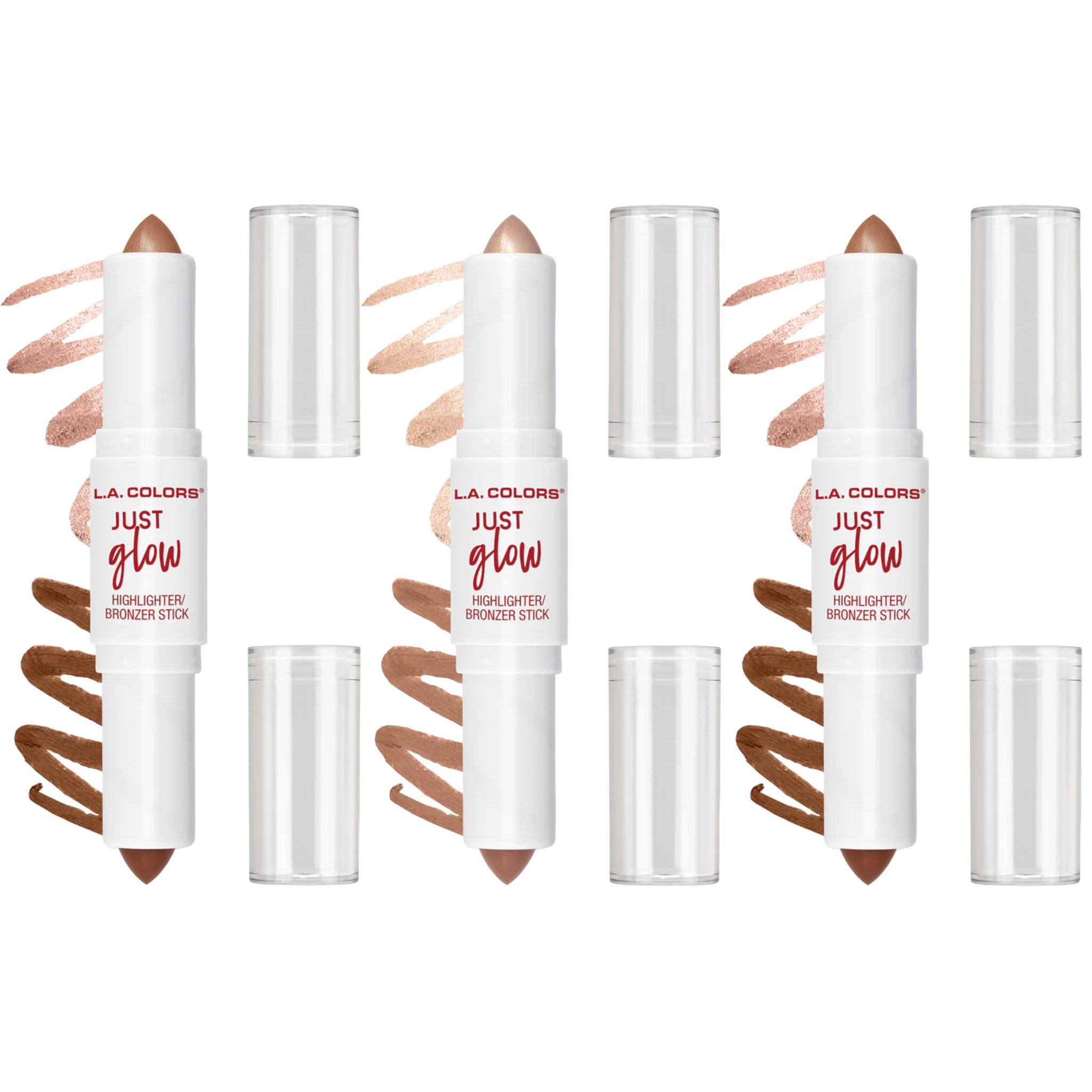 Contorno Bronceador Duo Stick L.A. Colors | Cosméticos al por Mayor