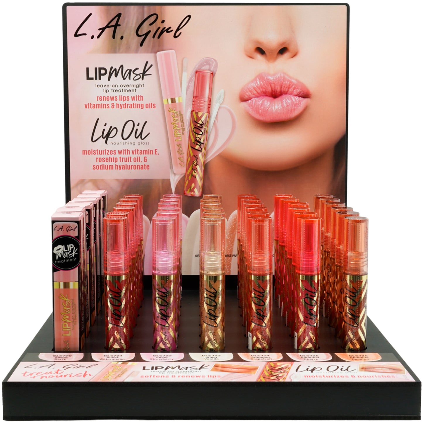 Mascarilla Labial y Aceite Labial L.A. Girl | Cosméticos al por Mayor