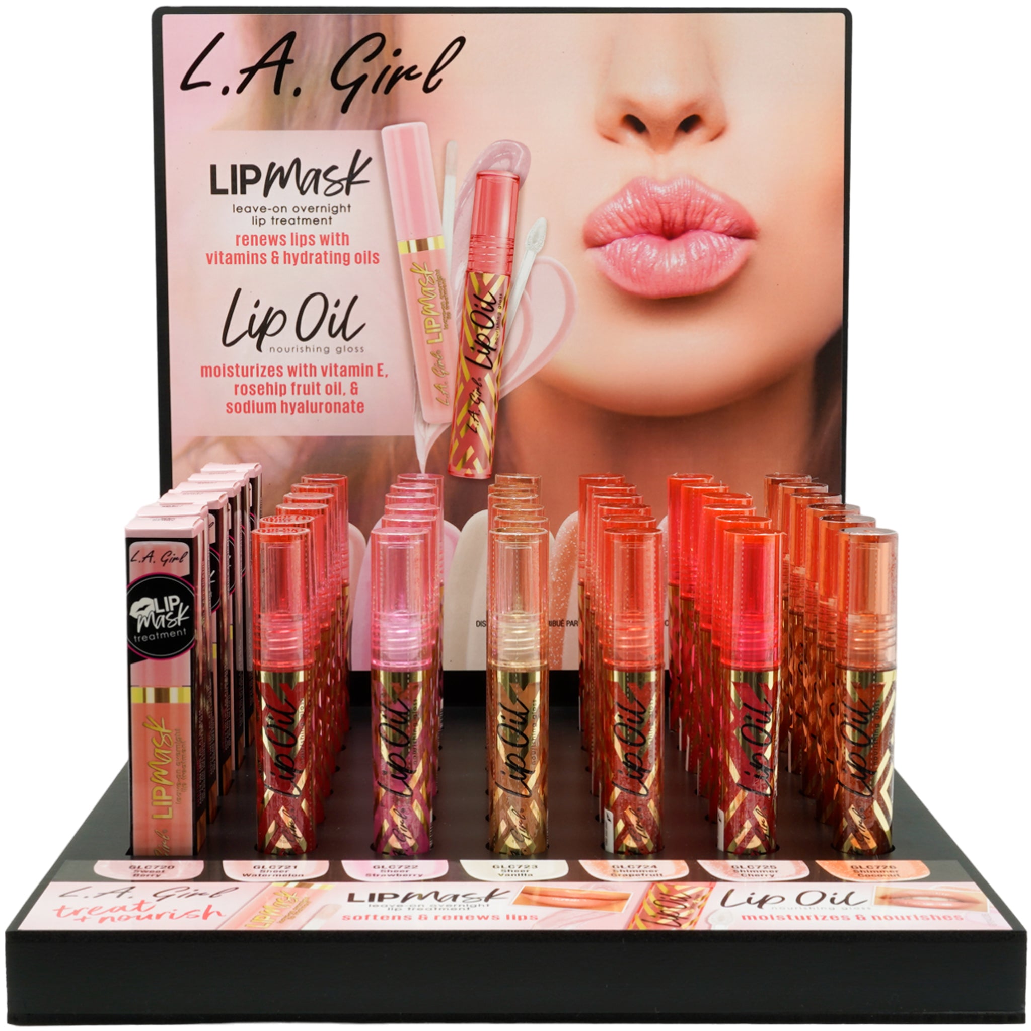 Mascarilla Labial y Aceite Labial L.A. Girl | Cosméticos al por Mayor