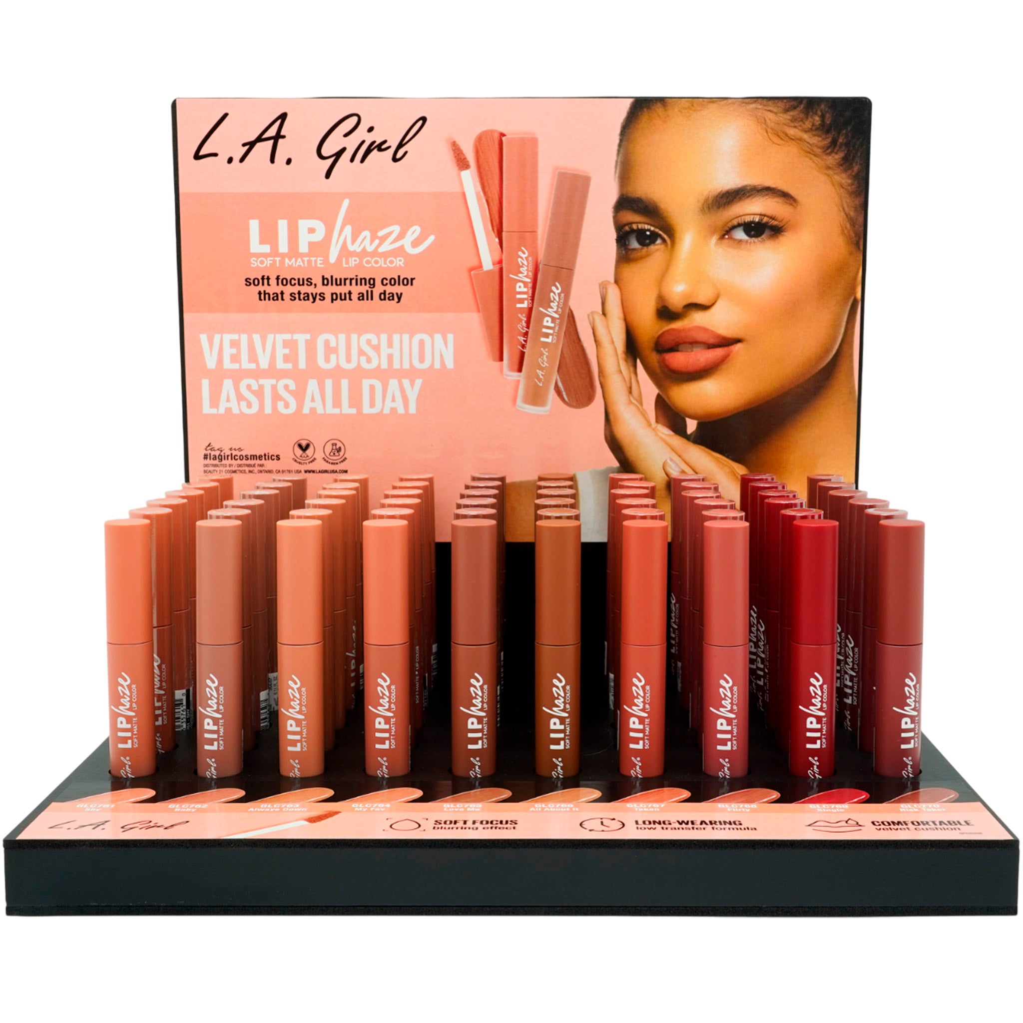 Brillo de Labios Mate Suave L.A. Girl | Cosméticos al por Mayor