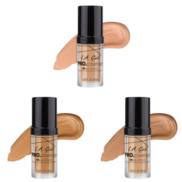 Pro Coverage HD Foundation - L.A Girl | Cosméticos al por Mayor  