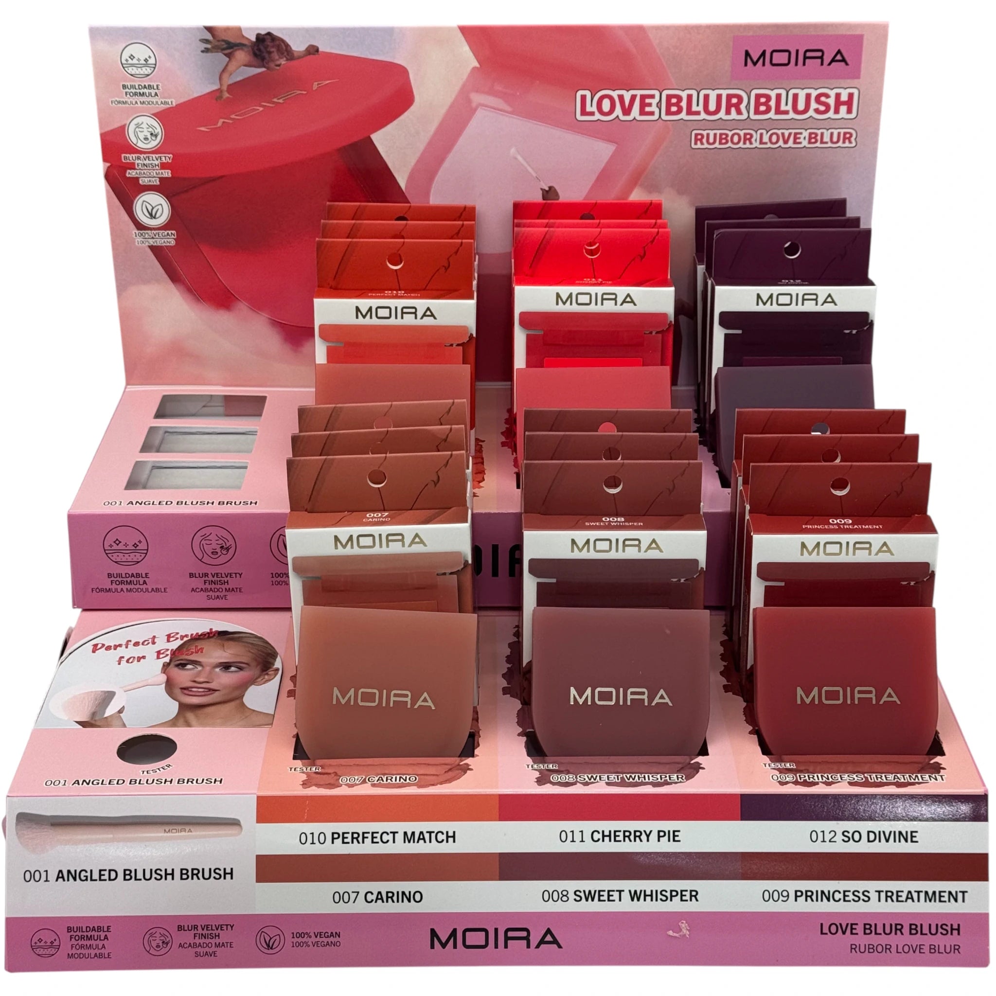 Rubor Love Blur 15 Unidades - Moira Beauty | Cosméticos al por Mayor