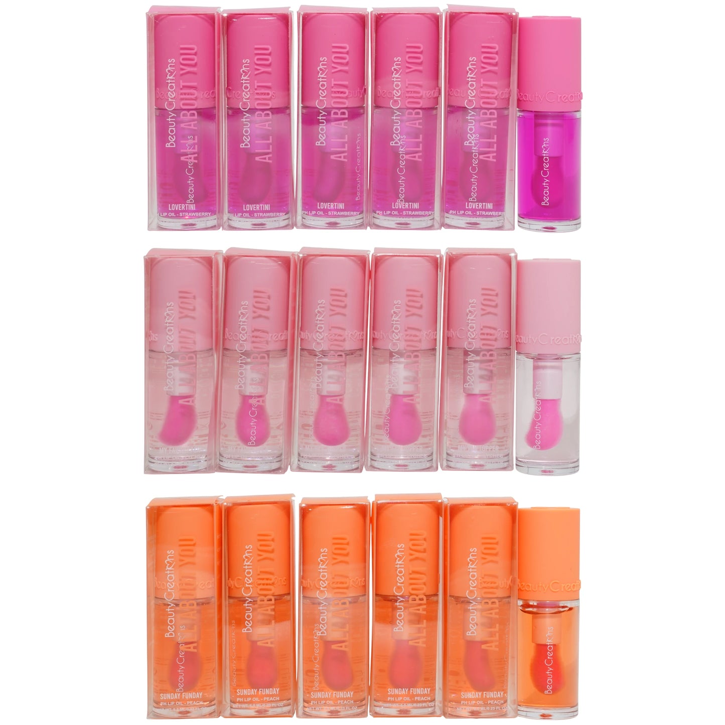 Aceites Para Labios Ph Beauty Creations | Cosméticos al por Mayor