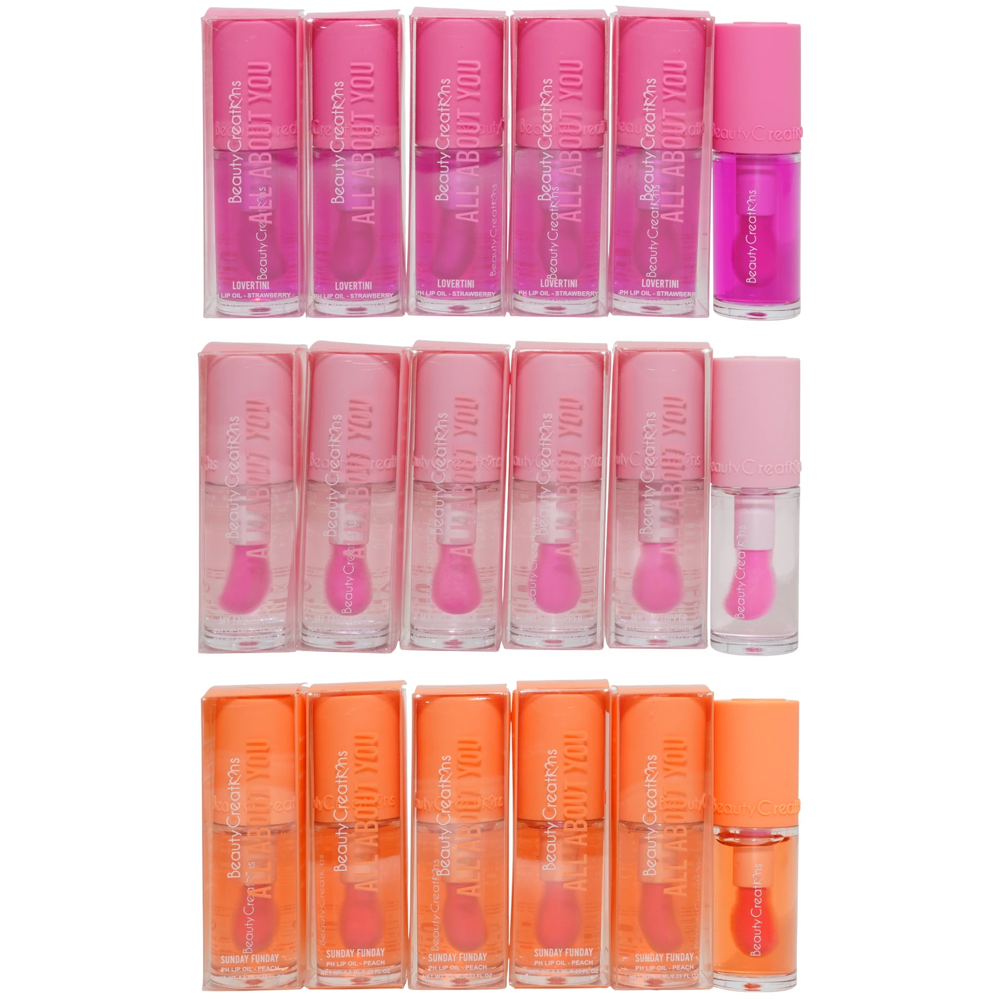 Aceites Para Labios Ph Beauty Creations | Cosméticos al por Mayor