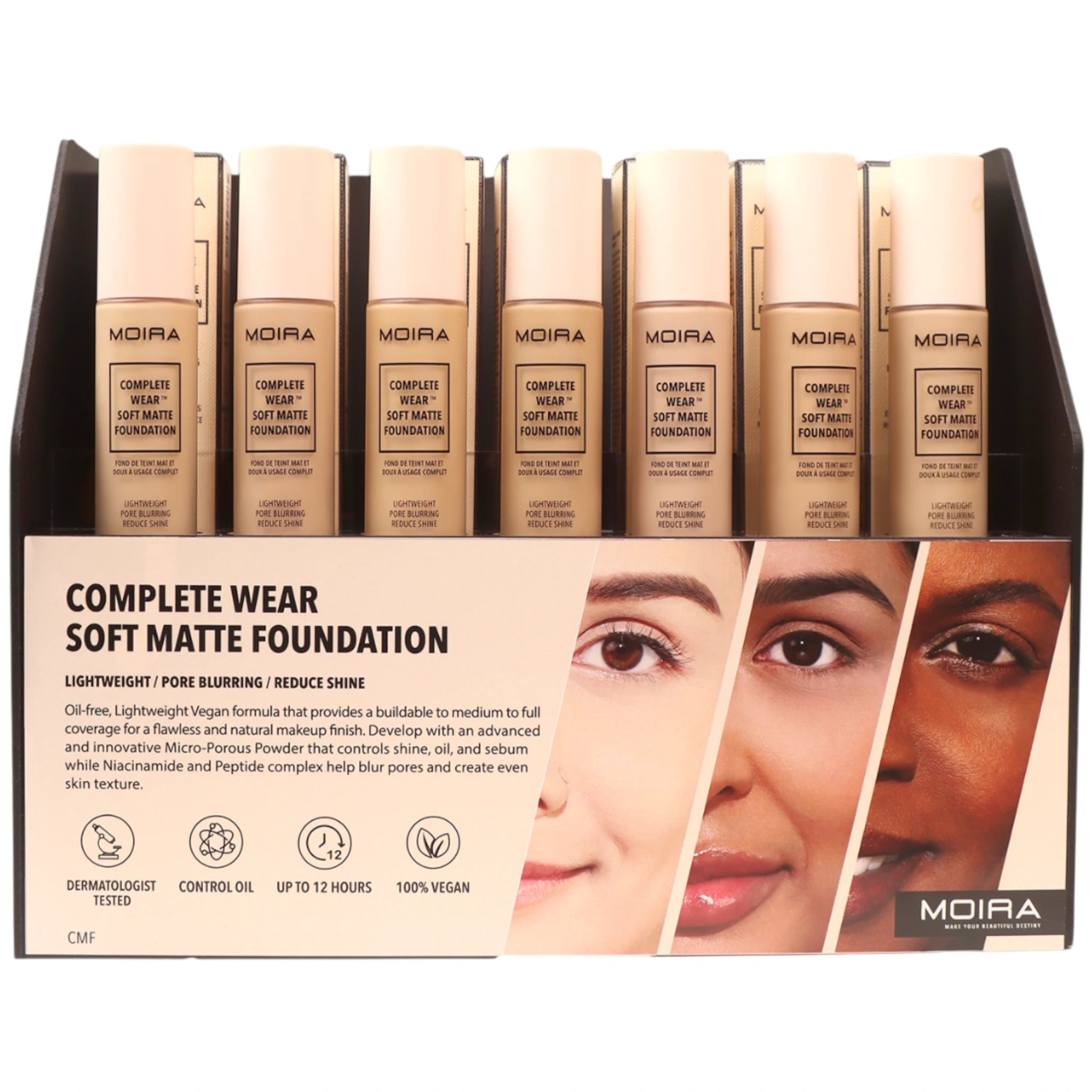 Base Liquida Matte Moira Beauty | Cosméticos al por Mayor