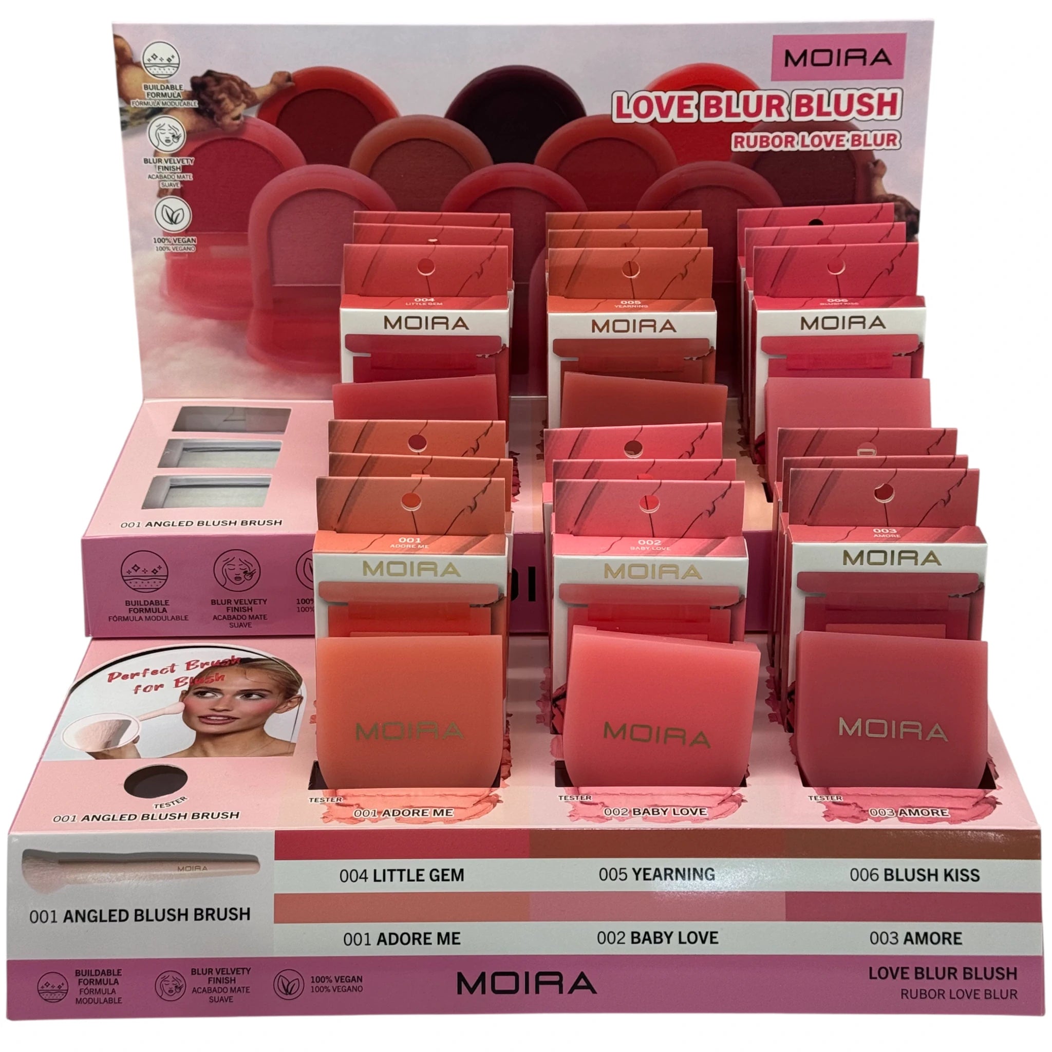 Rubor Love Blur - Moira Beauty | Cosméticos al por Mayor