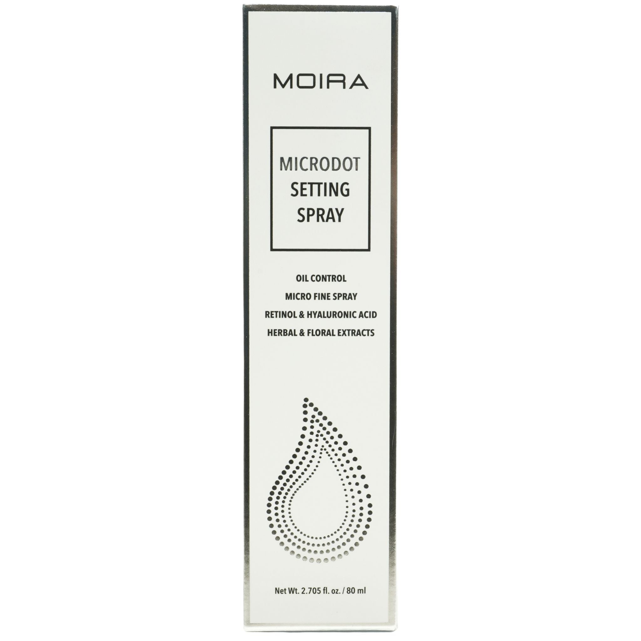 Spray Setting Microdot - Moira Beauty | Cosméticos al por mayor