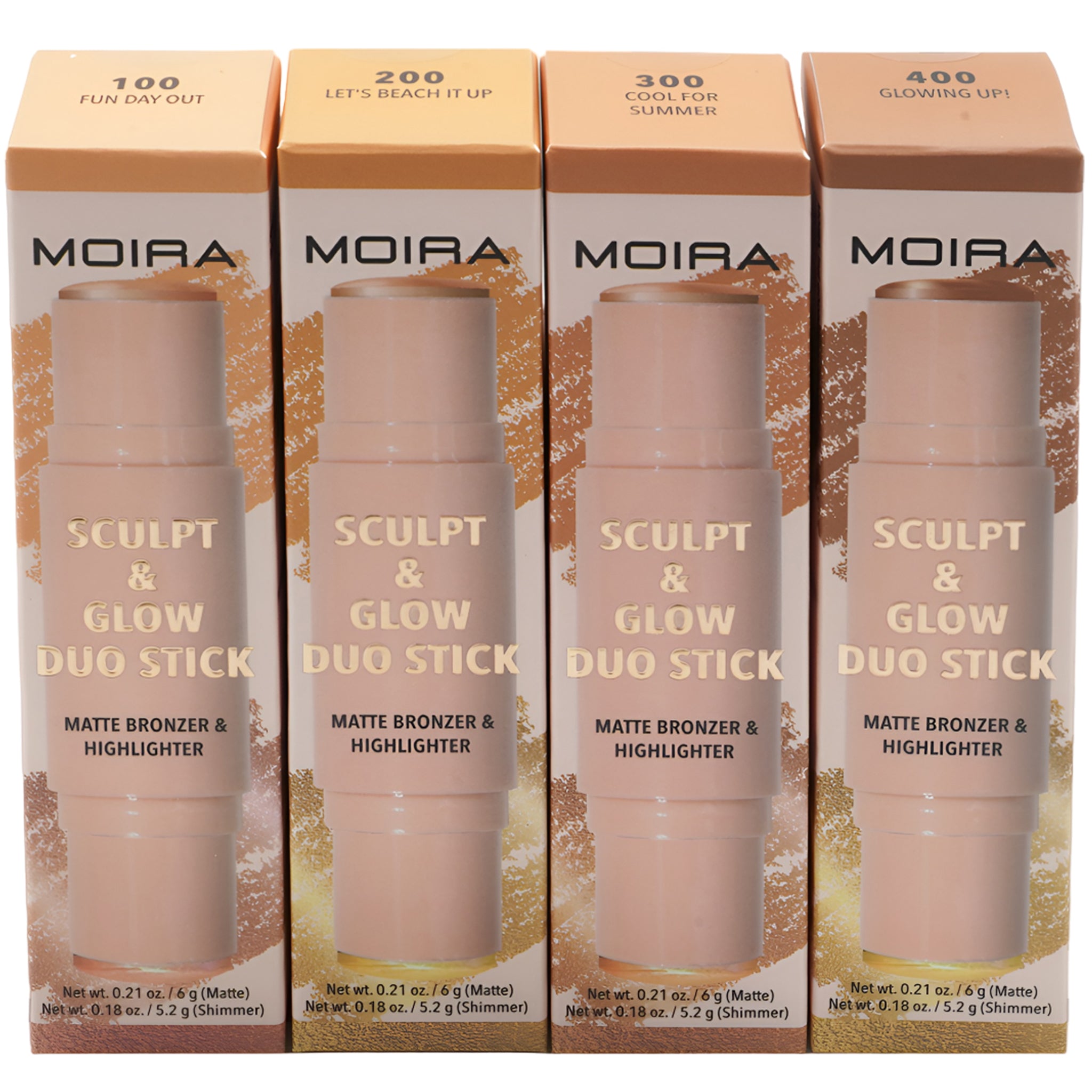 Dúo Stick Sculpt & Glow Moira Beauty | Cosméticos al por Mayor